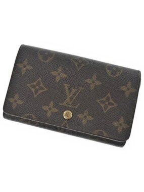 Louis Vuitton Monogram Porte Monnaie Billets Tresor Wallet Coin Purse